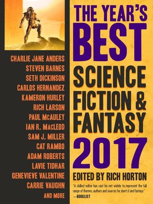 cover image of The Year's Best Science Fiction & Fantasy, 2017 Edition